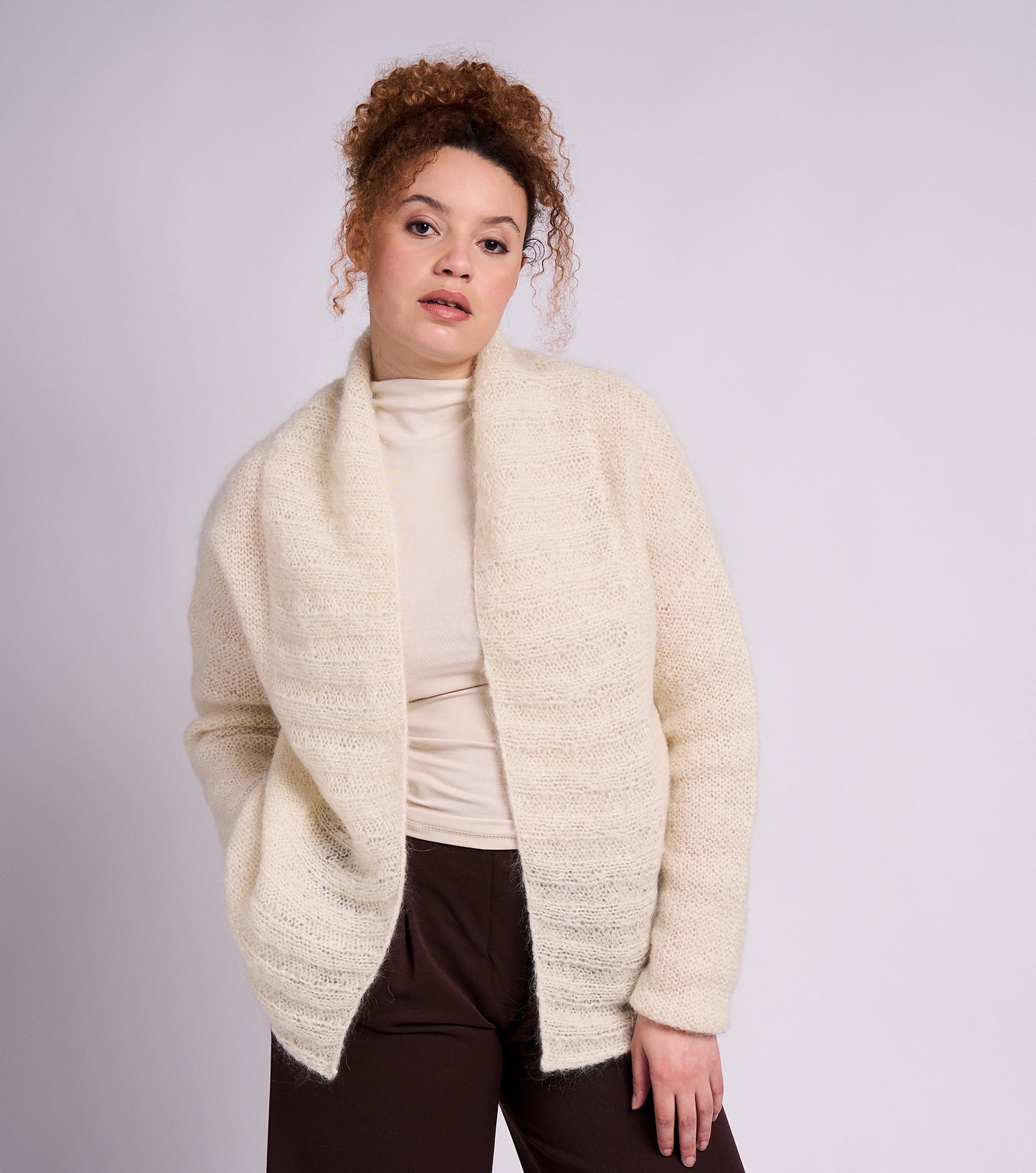 A Mode at Rowan Mohair Soft Pattern - Amalfi Cardigan (PDF)
