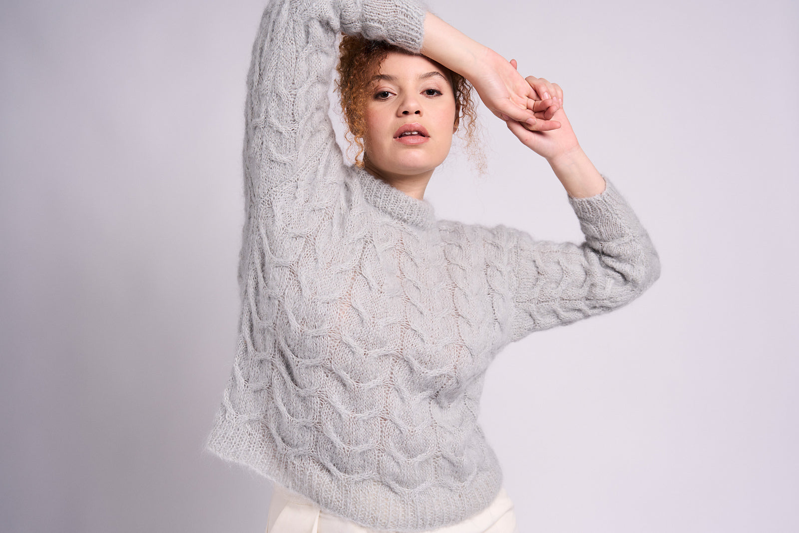 A Mode at Rowan Mohair Soft Pattern - Genoa Pullover (PDF)