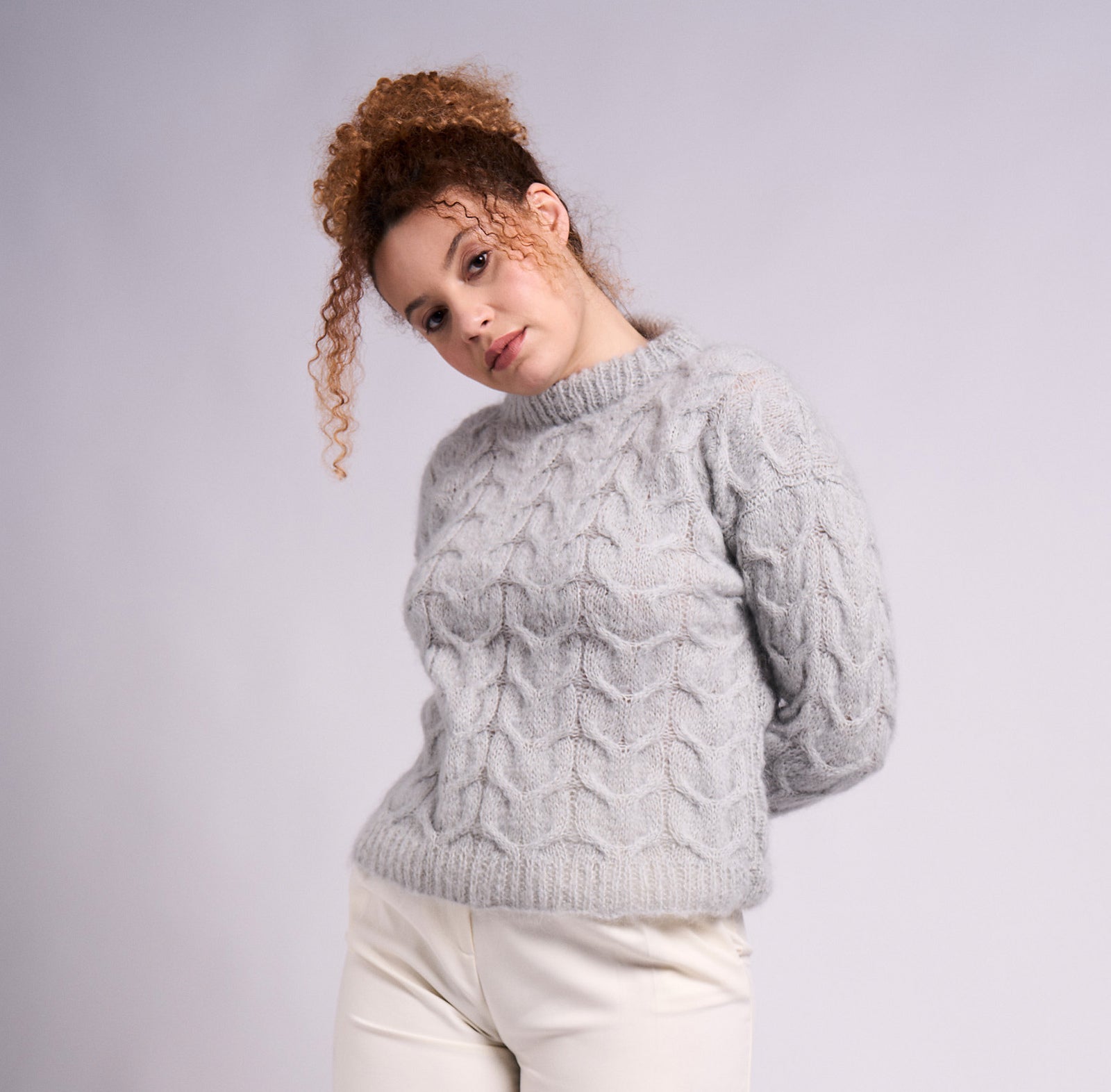 A Mode at Rowan Mohair Soft Pattern - Genoa Pullover (PDF)