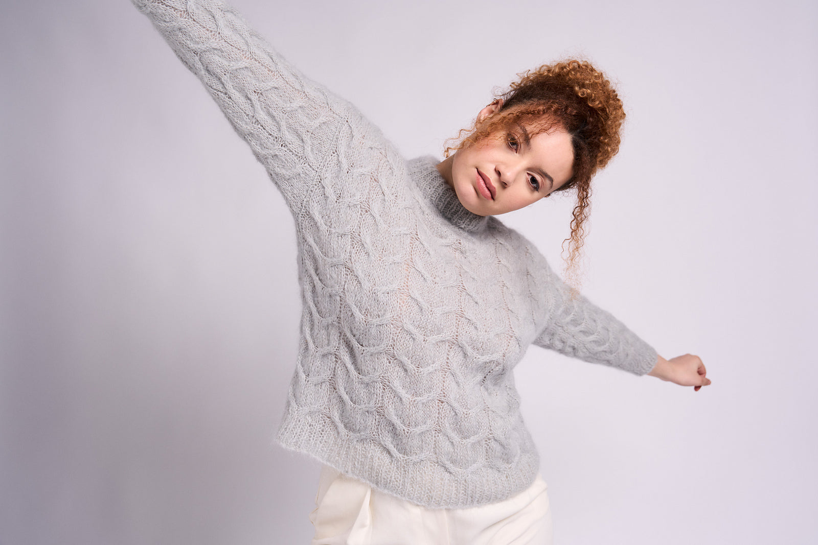 A Mode at Rowan Mohair Soft Pattern - Genoa Pullover (PDF)