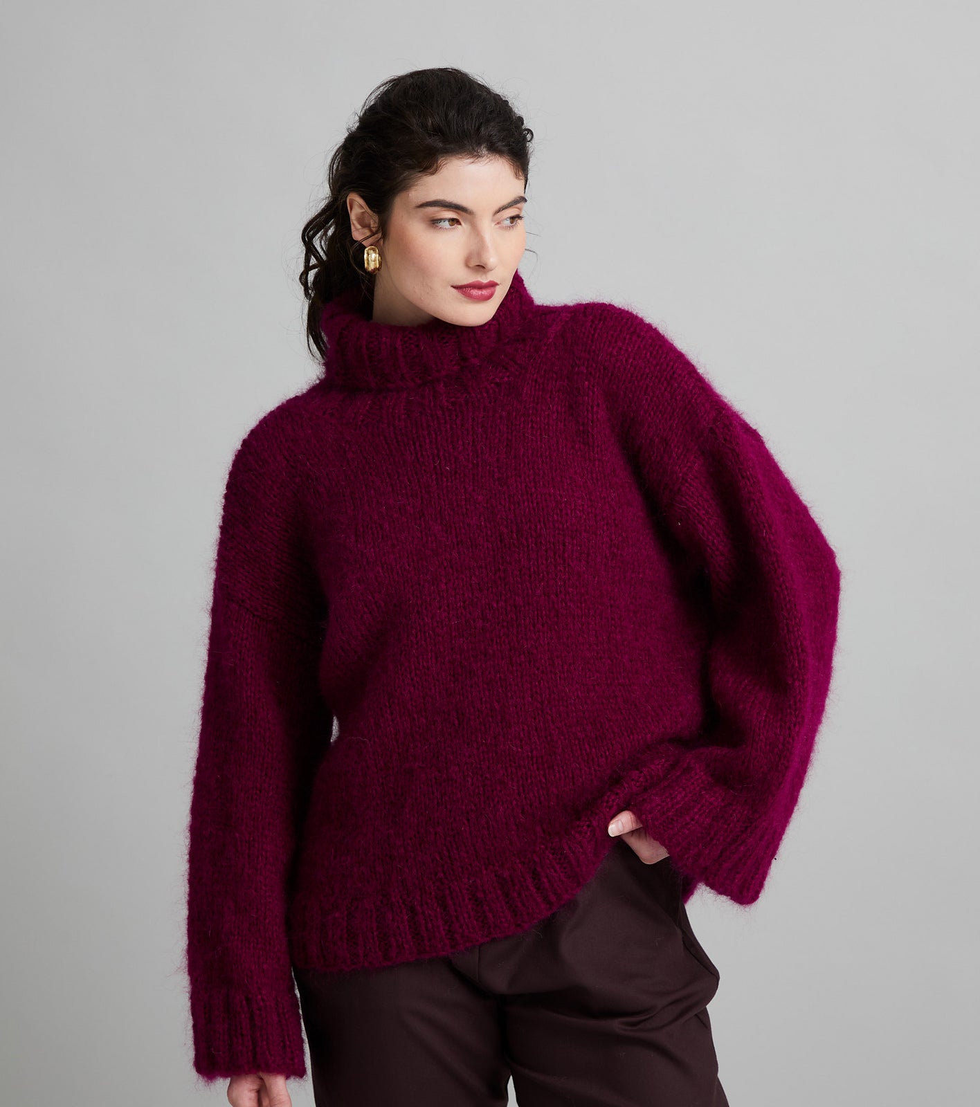 A Mode at Rowan Mohair Soft Pattern - Portofino Pullover (PDF)