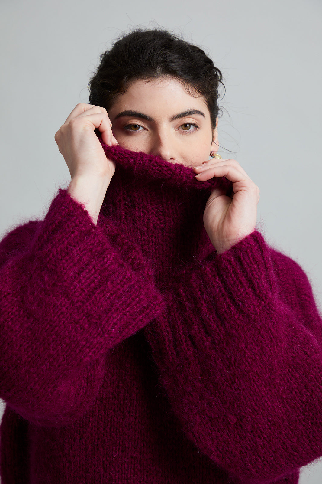 A Mode at Rowan Mohair Soft Pattern - Portofino Pullover (PDF)