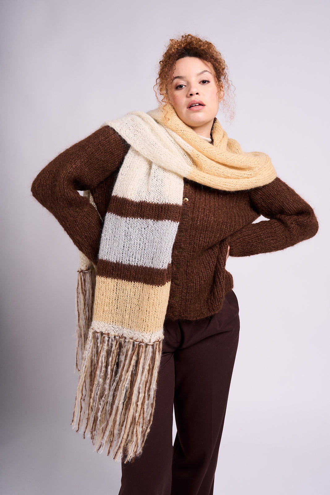 A Mode at Rowan Mohair Soft Pattern - Tuscan Scarf (PDF)