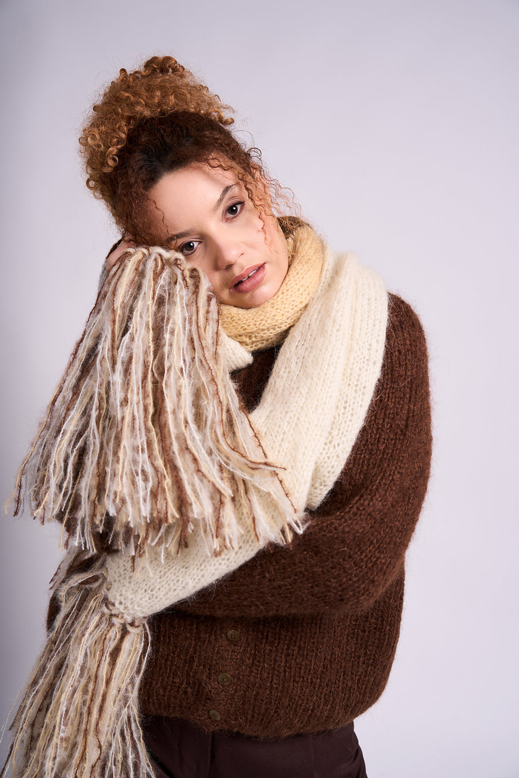 A Mode at Rowan Mohair Soft Pattern - Tuscan Scarf (PDF)