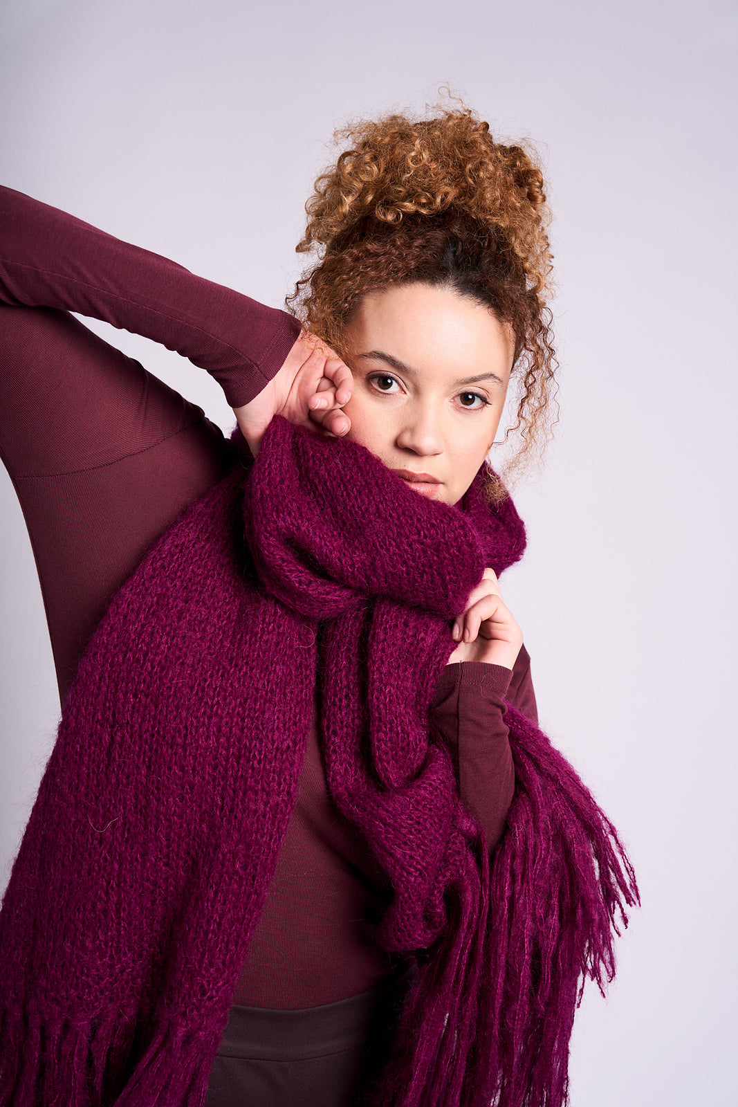 A Mode at Rowan Mohair Soft Pattern - Tuscan Scarf (PDF)