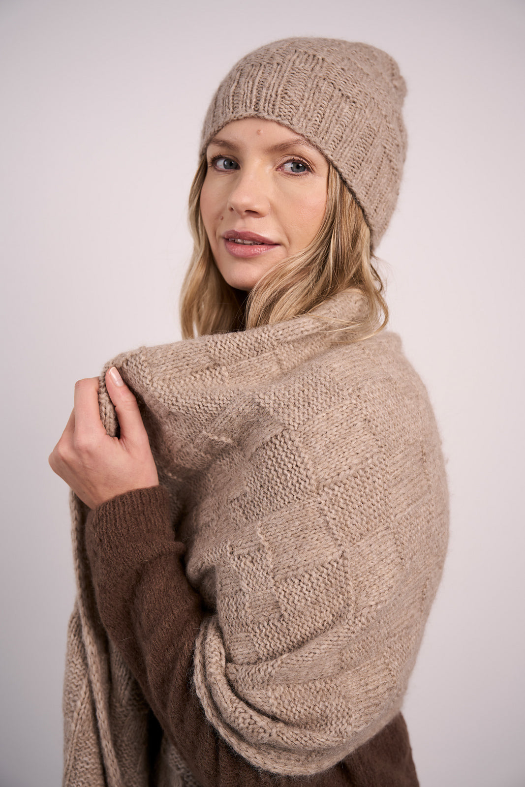 A Mode at Rowan Softest Alpaca Pattern - Heather Hat + Wrap (PDF)