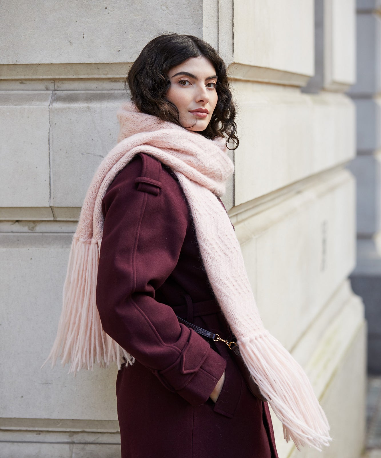 A Mode at Rowan Softest Alpaca Pattern - Kayla Scarf + Snood (PDF)
