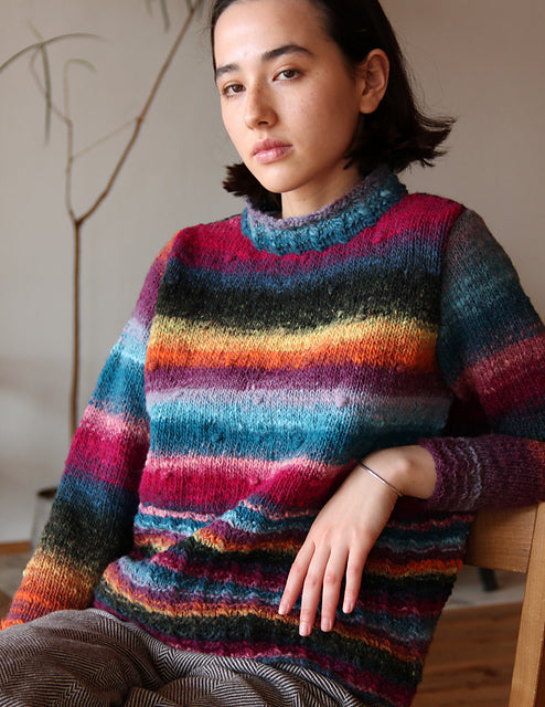 A Noro Kureyon Pattern - Himawari (PDF)knitting pattern on sale at Little Knits