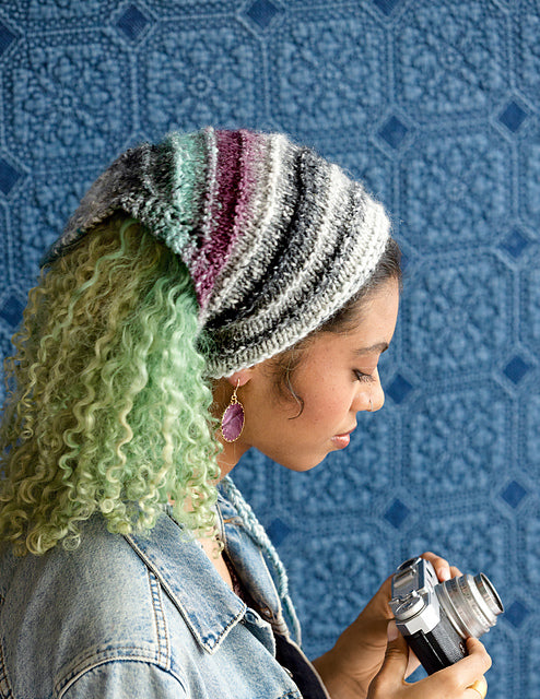 A Noro Pattern - The Knit Bandanna (PDF) Knitting Pattern on Sale and Little Knits