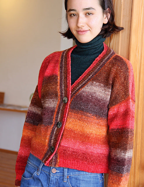 A Noro Silk Garden Sock Pattern -  Batura (PDF)knitting pattern on sale at Little Knits
