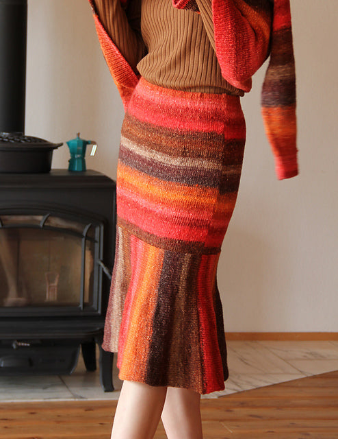 A Noro Silk Garden Sock Pattern -  Sumire (PDF)knitting pattern on sale at Little Knits