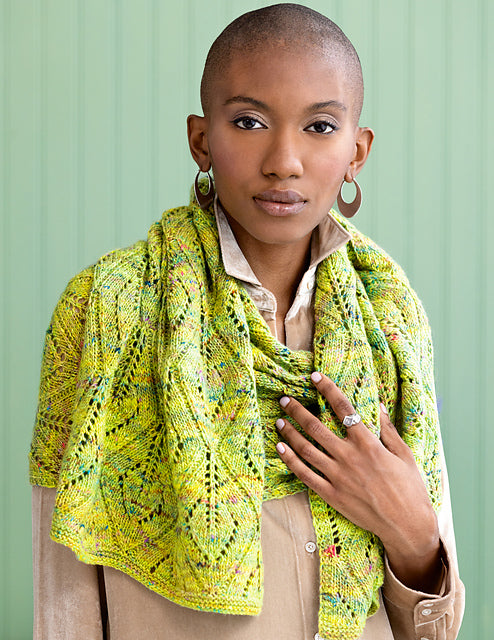 A Noro Silk Garden Sock Solo Pattern -  Kamani (PDF)knitting pattern on sale at Little Knits