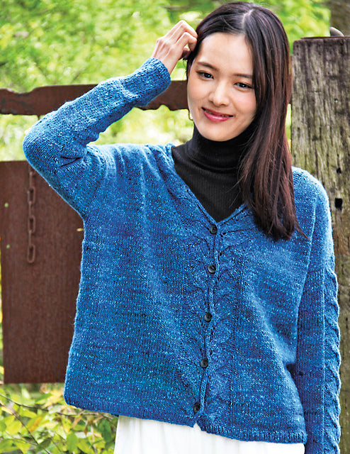 A Noro Silk Garden Sock Solo Pattern - Sumida (PDF)knitting pattern on sale at Little Knits