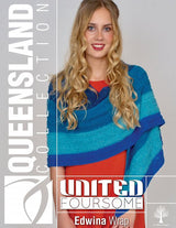 A Queensland Knitting Pattern - Edwina Wrap (PDF) on sale at Little Knits