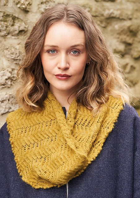A Rowan Alpaca Classic Pattern - Dusty Cowl (PDF) knitting pattern on sale at Little Knits