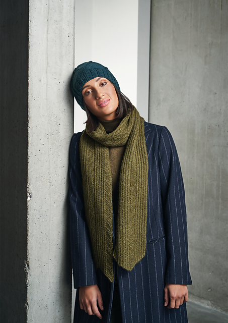 A Rowan Alpaca Classic Pattern - Lauderdal Scarf (PDF) knitting pattern on sale at Little Knits