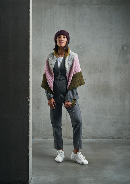 A Rowan Alpaca Classic Pattern - The City Shawl (PDF) knitting pattern on sale at Little Knits