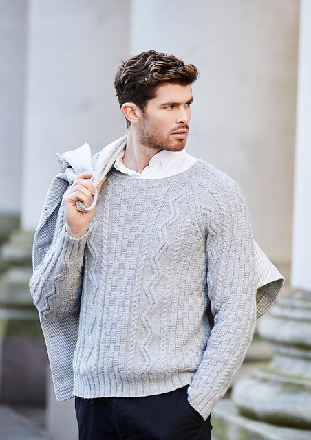 A Rowan Alpaca Soft DK Pattern - Beckford (PDF) knitting pattern on sale at Little Knits