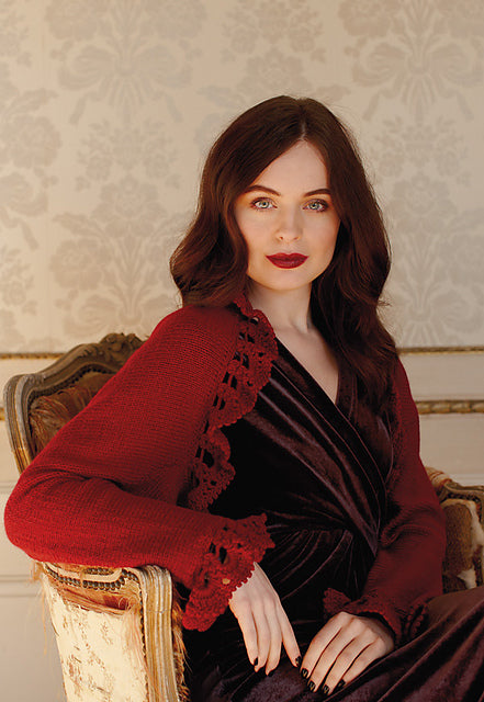 A Rowan Alpaca Soft DK Pattern - Carnelian (PDF) knitting pattern on sale at Little Knits