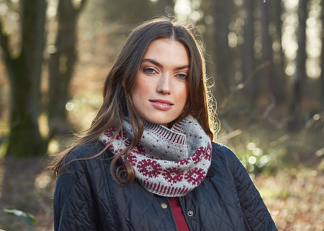 A Rowan Alpaca Soft DK Pattern - Daystar Cowl (PDF) knitting pattern on sale at Little Knits