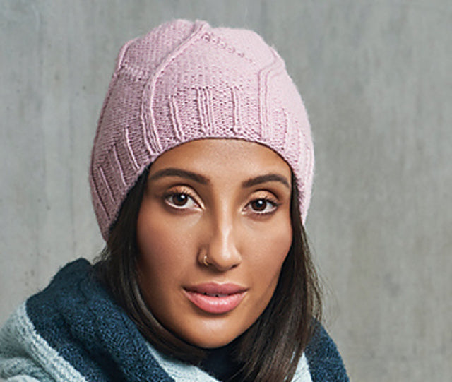 A Rowan Alpaca Soft DK Pattern - Fann Street Hat (PDF) knitting pattern on sale at Little Knits