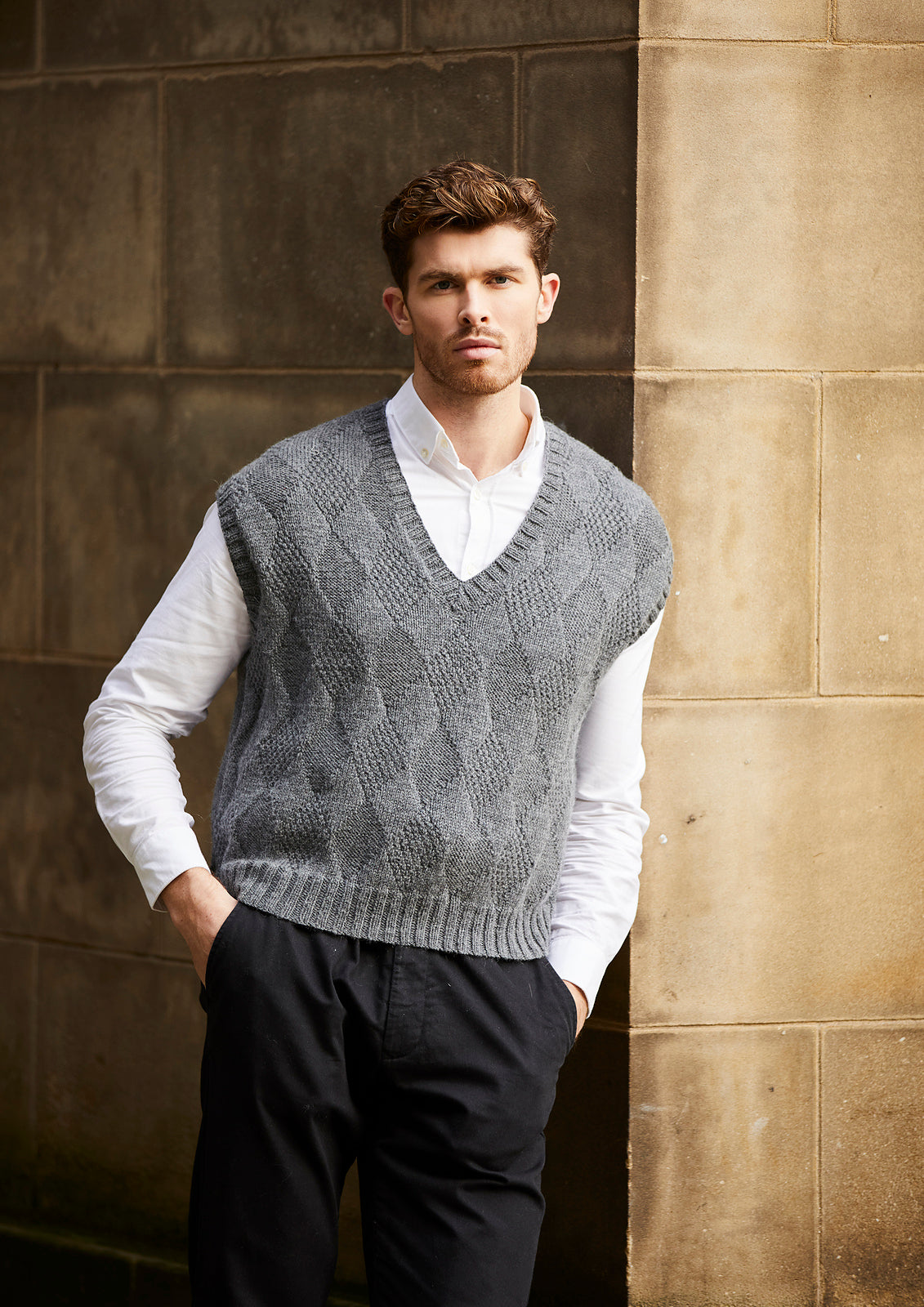 A Rowan Alpaca Soft DK Pattern - Huxley (PDF) knitting pattern on sale at Little Knits