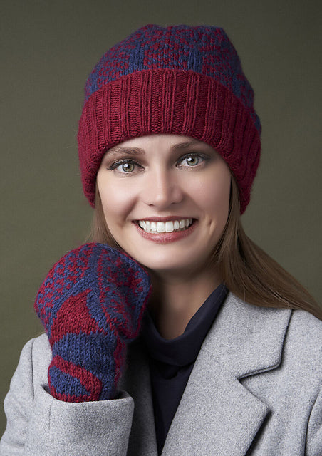 A Rowan Alpaca Soft DK Pattern - Kongle Mittens (PDF)knitting pattern on sale at Little Knits