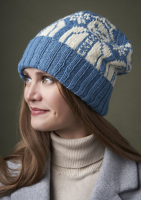 A Rowan Alpaca Soft DK Pattern - Snogmann Hat (PDF)knitting pattern on sale at Little Knits