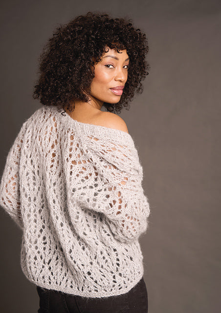 A Rowan Alpaca Sparkle Pattern - Charisse (PDF)  knitting pattern on sale at Little Knits
