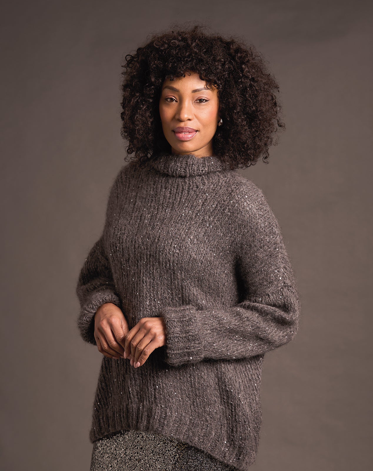 A Rowan Alpaca Sparkle Pattern - Malone Pullover (PDF)