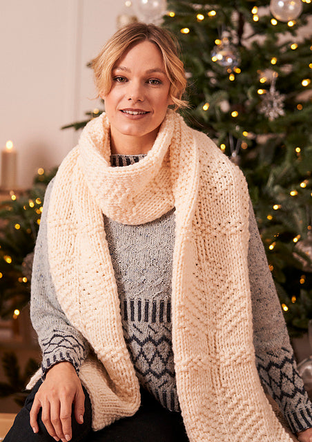 A Rowan Big Wool Pattern -  Conifer (PDF)  knitting pattern on sale at Little Knits