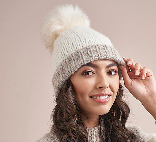 A Rowan Brushed Fleece Pattern - 016 Beanie (PDF)knitting pattern on sale at Little Knits