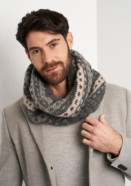 A Rowan Brushed Fleece Pattern - Bandana Cowl (PDF)  knitting pattern on sale at Little Knits