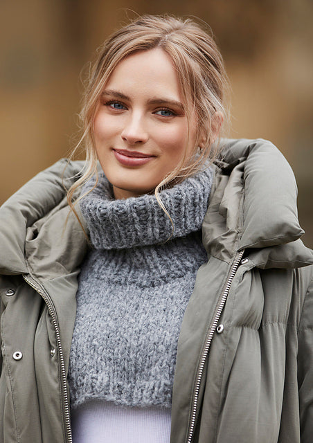 A Rowan Brushed Fleece Pattern - Bib (PDF) knitting pattern on sale at Little Knits