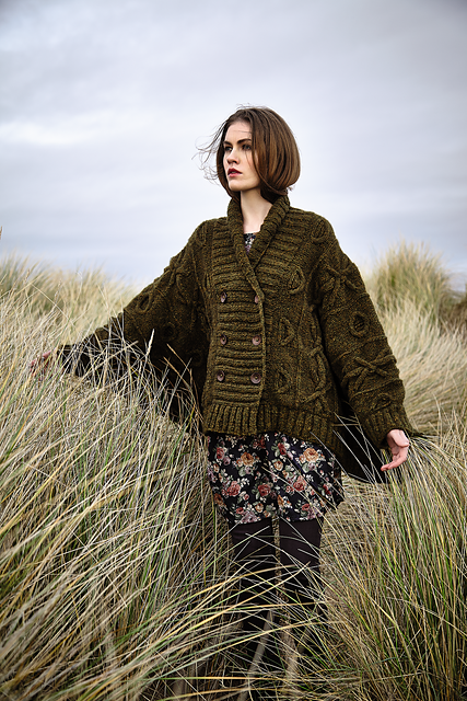 A Rowan Brushed Fleece Pattern - Brecon (PDF)knitting pattern on sale at Little Knits