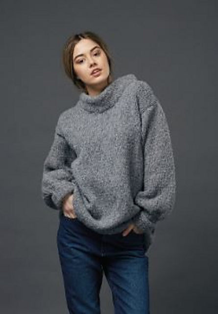 A Rowan Brushed Fleece Pattern - Harper (PDF)knitting pattern on sale at Little Knits