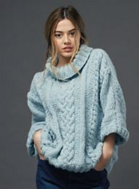 A Rowan Brushed Fleece Pattern - Pheobe (PDF)knitting pattern on sale at Little Knits