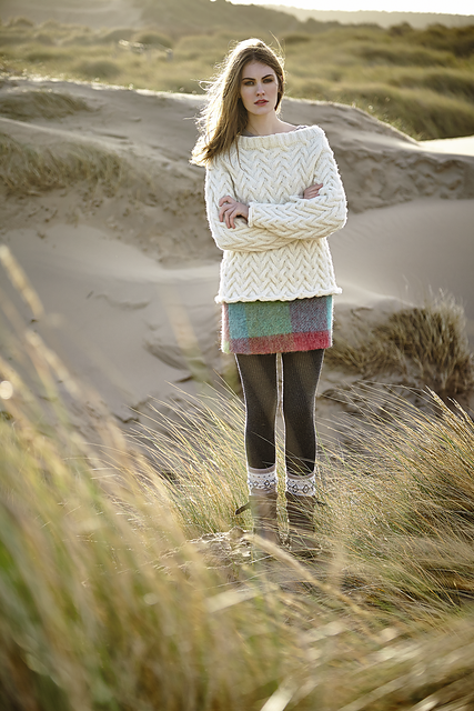 A Rowan Brushed Fleece Pattern - Swale (PDF)knitting pattern on sale at Little Knits