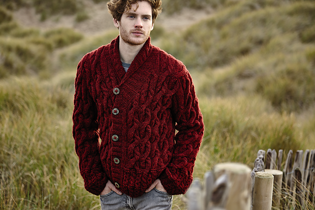 A Rowan Brushed Fleece Pattern - Usk (PDF)knitting pattern on sale at Little Knits