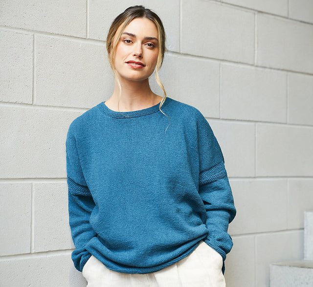 A Rowan Cotton Revive Pattern - Warmth (PDF) knitting pattern on sale at Little Knits