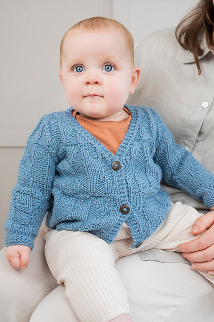 A Rowan Cotton Wool Pattern - BlueBell (PDF) knitting pattern on sale at Little Knits