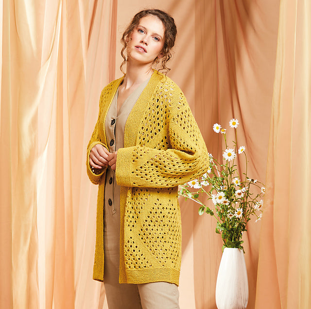 A Rowan Creative Linen Pattern - Guban (PDF) knitting pattern on sale at Little Knits