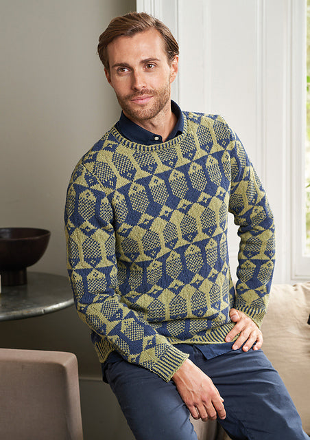 A Rowan Denim Revive Pattern - Shoal (PDF) knitting pattern on sale at Little Knits