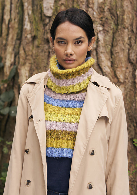 A Rowan Felted Tweed & Kidsilk Haze Pattern -  Hybrid Cowl (PDF) knitting pattern on sale at Little Knits