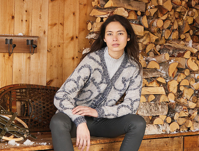 A Rowan Felted Tweed & Kidsilk Haze Pattern -  Trym (PDF)knitting pattern on sale at Little Knits