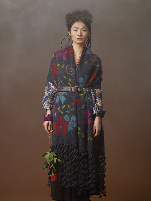 A Rowan Felted Tweed and Kidsilk Haze Pattern -  Alisa Wrap (PDF)knitting pattern on sale at Little Knits