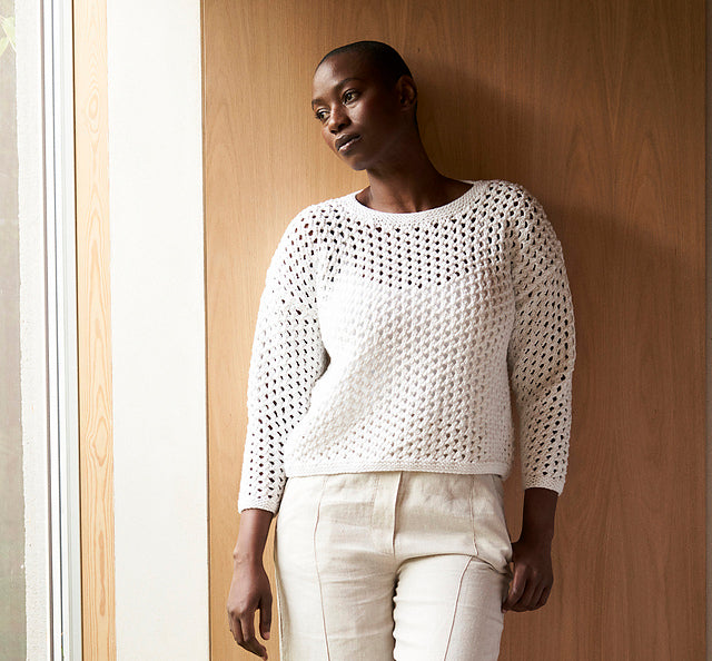 A Rowan Four Seasons Cotton Pattern - Azalea (PDF) knitting pattern on sale at Little Knits