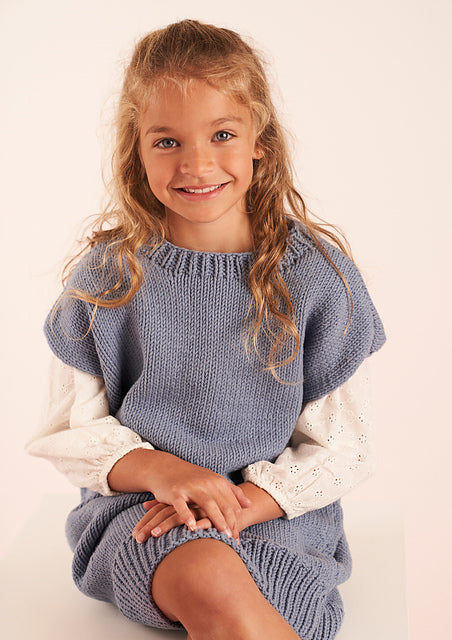 A Rowan Four Seasons Pattern - Mini Rocha (PDF) knitting pattern on sale at Little Knits