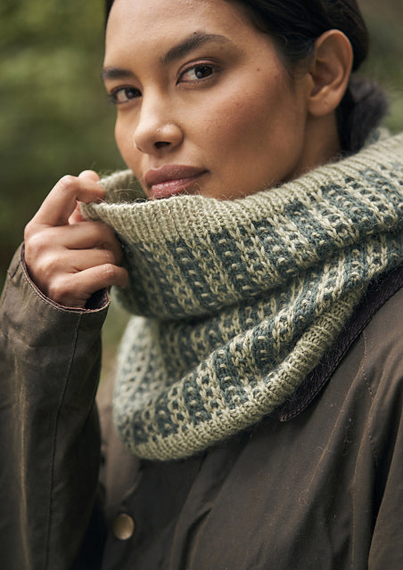 A Rowan Kid Classic Pattern -  Column Cowl (PDF) knitting pattern on sale at Little Knits