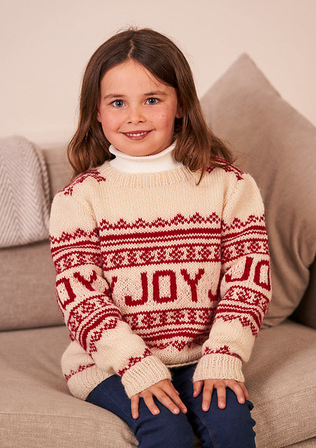 A Rowan Kid Classic Pattern -  Joy (Child) (PDF) knitting pattern on sale at Little Knits